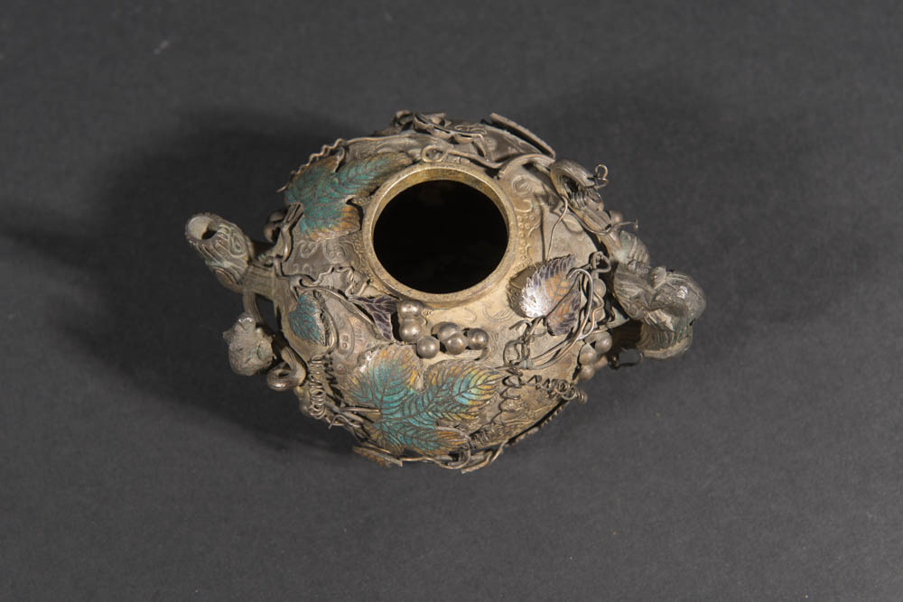 Miniature Vintage Metal Teapot