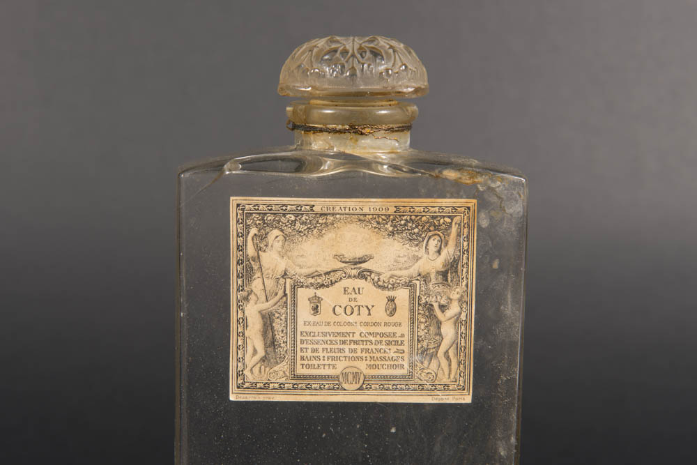 Antique Eau de Coty 1909 Perfume Bottle