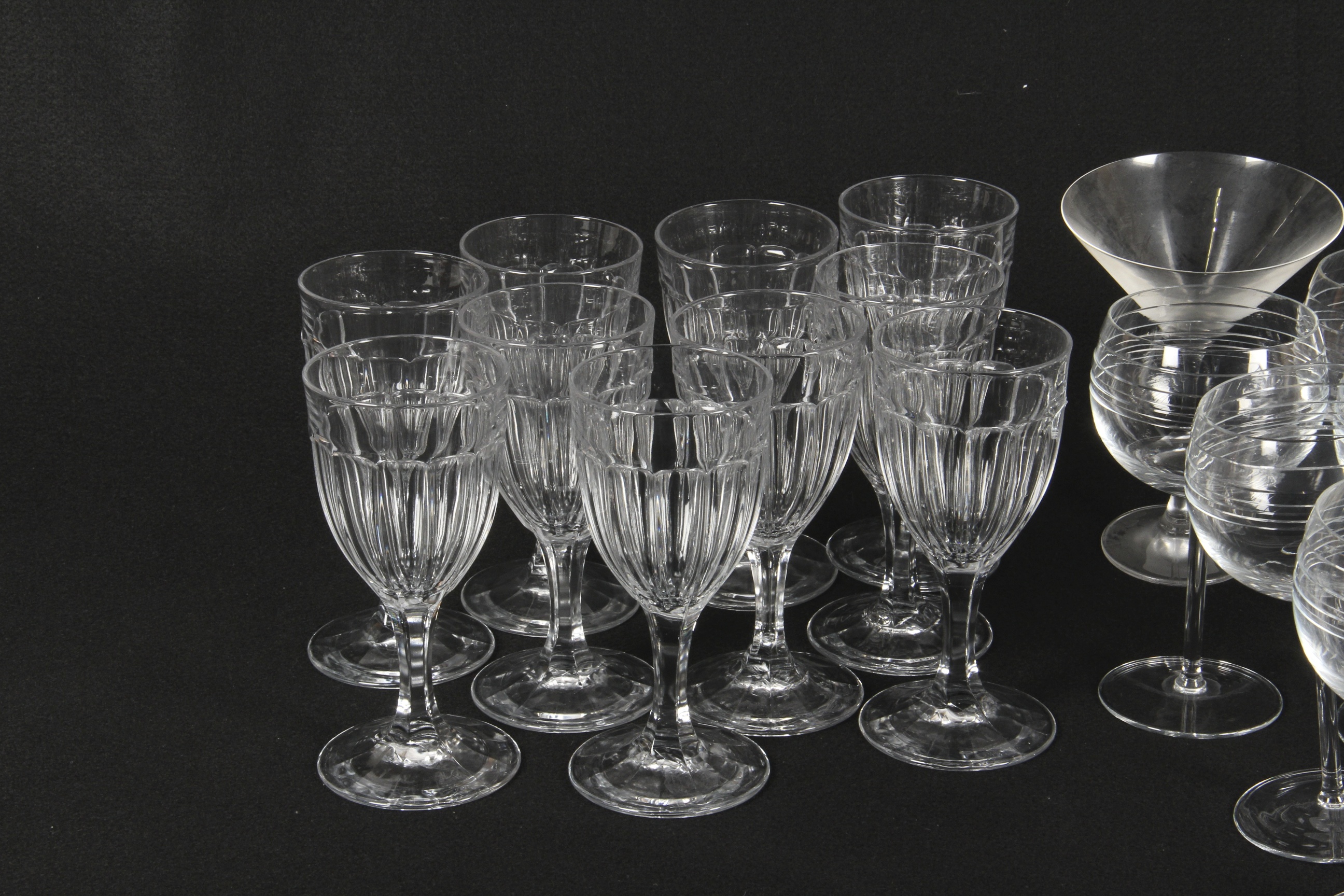 Collection of Glass Stemware