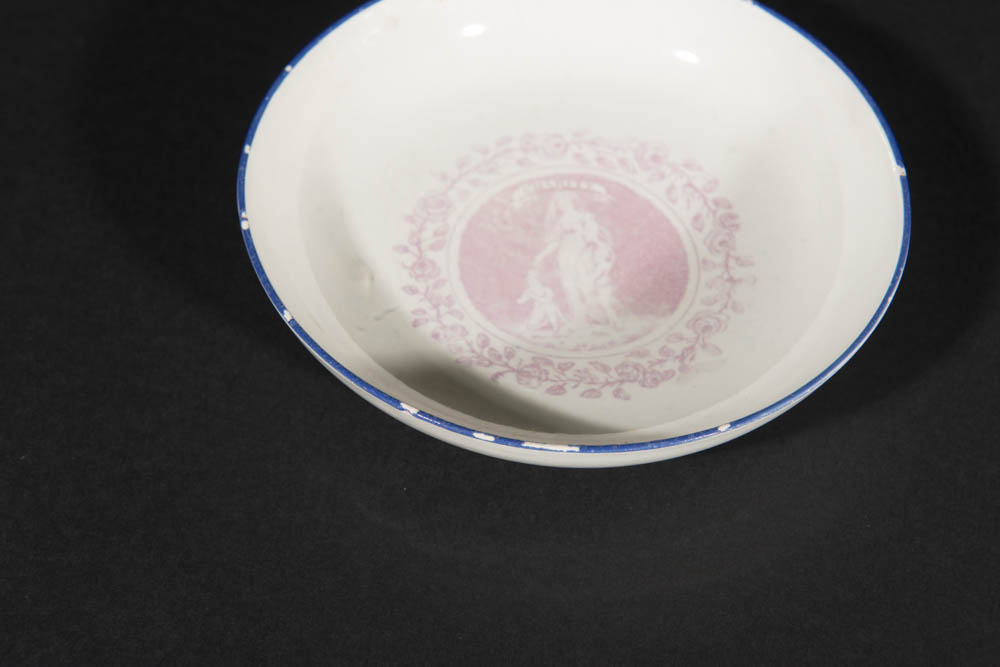 Antique Cardinal Graces Teacup and Saucer