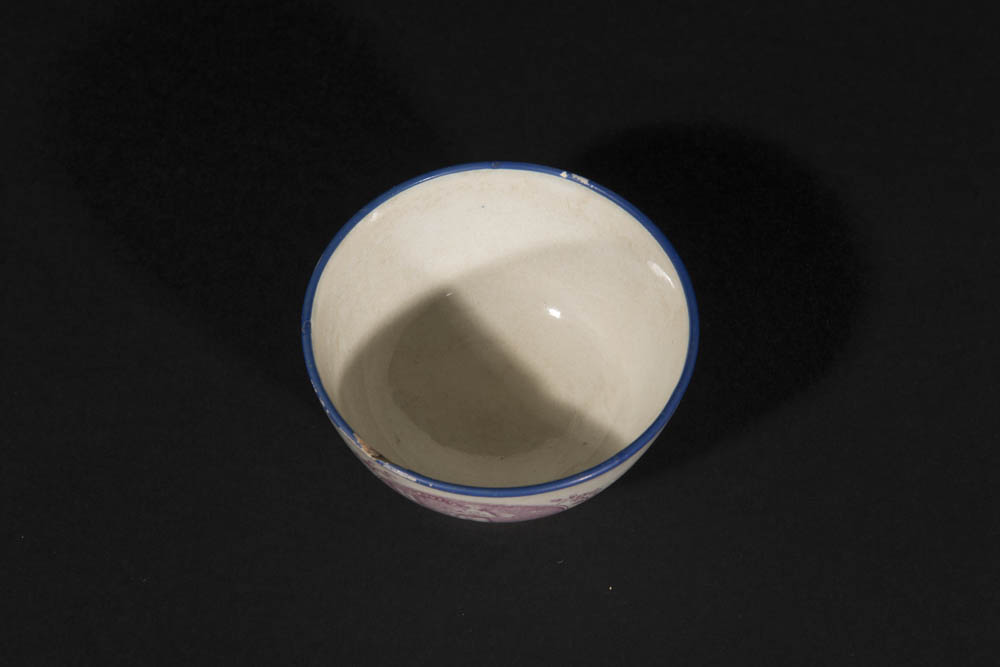 Antique Cardinal Graces Teacup and Saucer