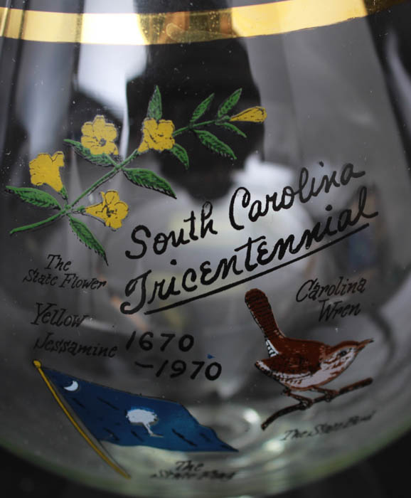 South Carolina Tricentennial Pitcher and Decanter