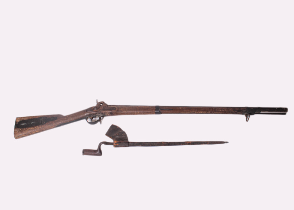 1854 Harpers Ferry Musket and Bayonet