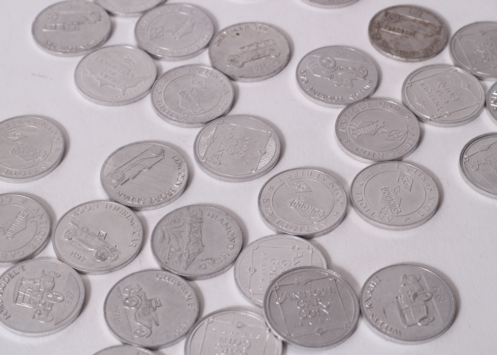 Sunoco Antique Car Tokens