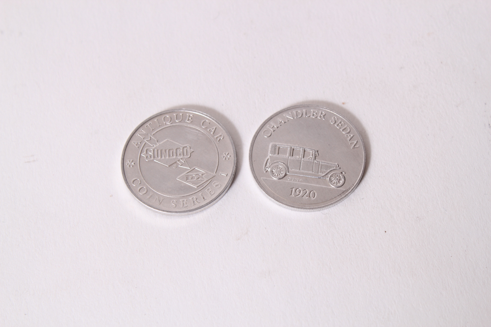 Sunoco Antique Car Tokens
