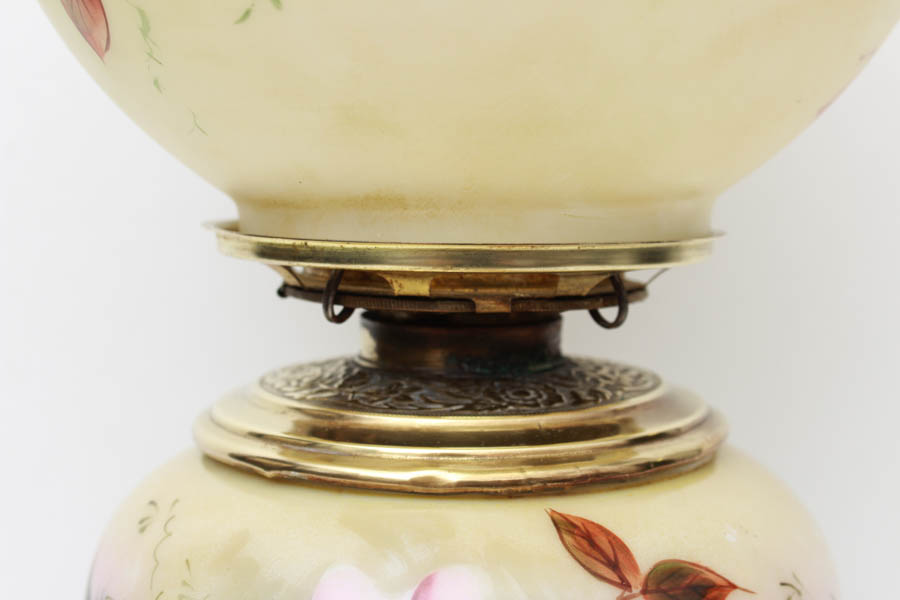 Hand-Painted Hurricane Lamp