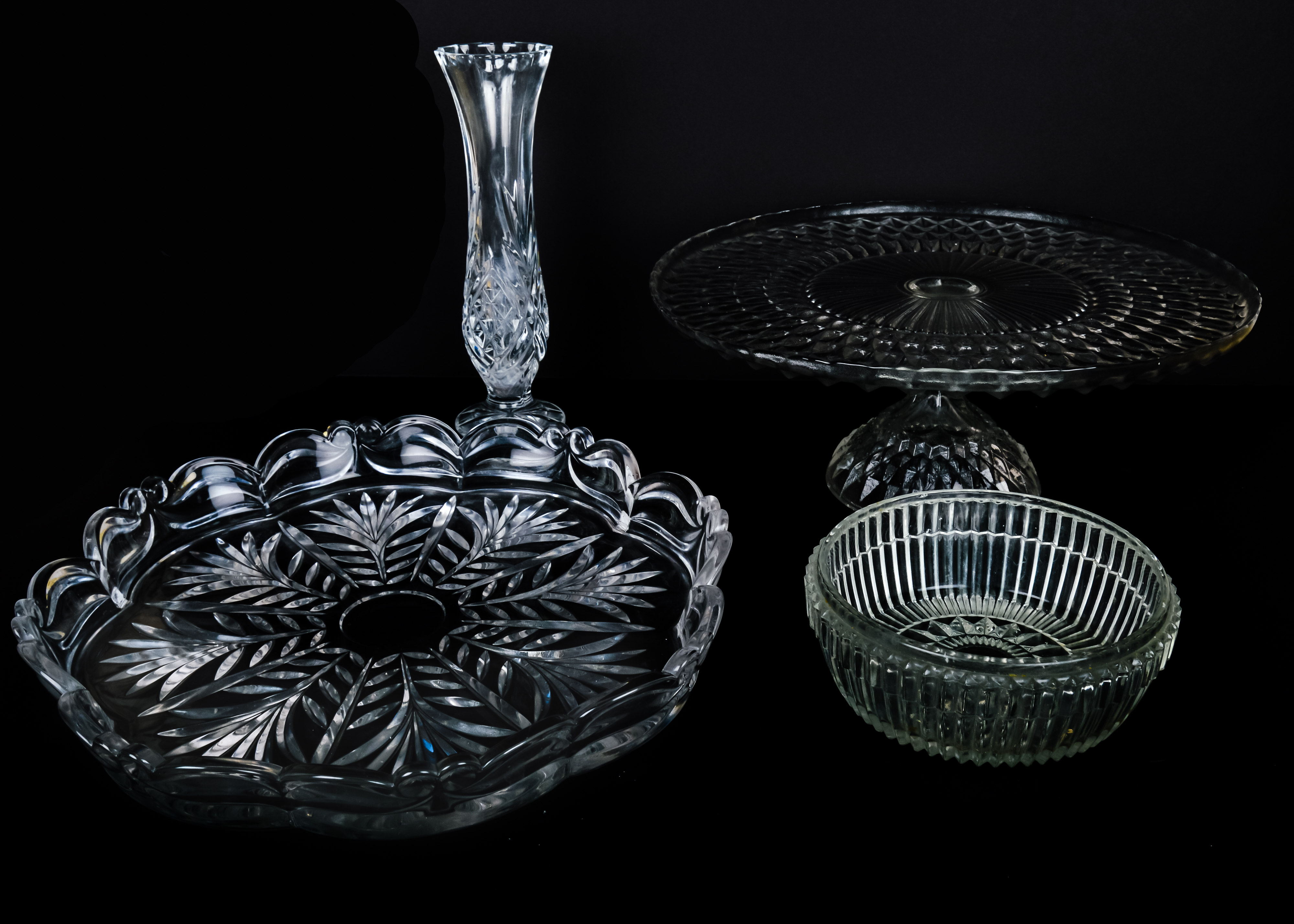 Cut Glass Table Accessories