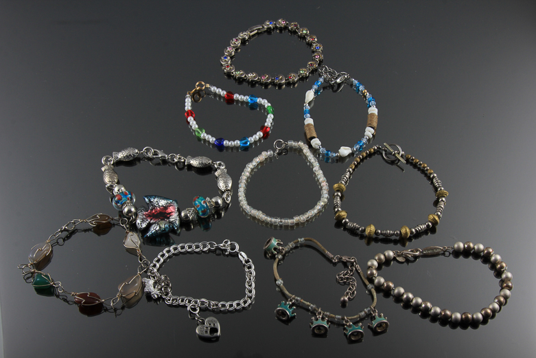 Collection of Beaded Bracelets