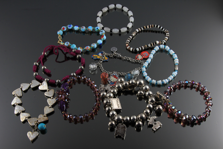 Collection of Beaded Bracelets