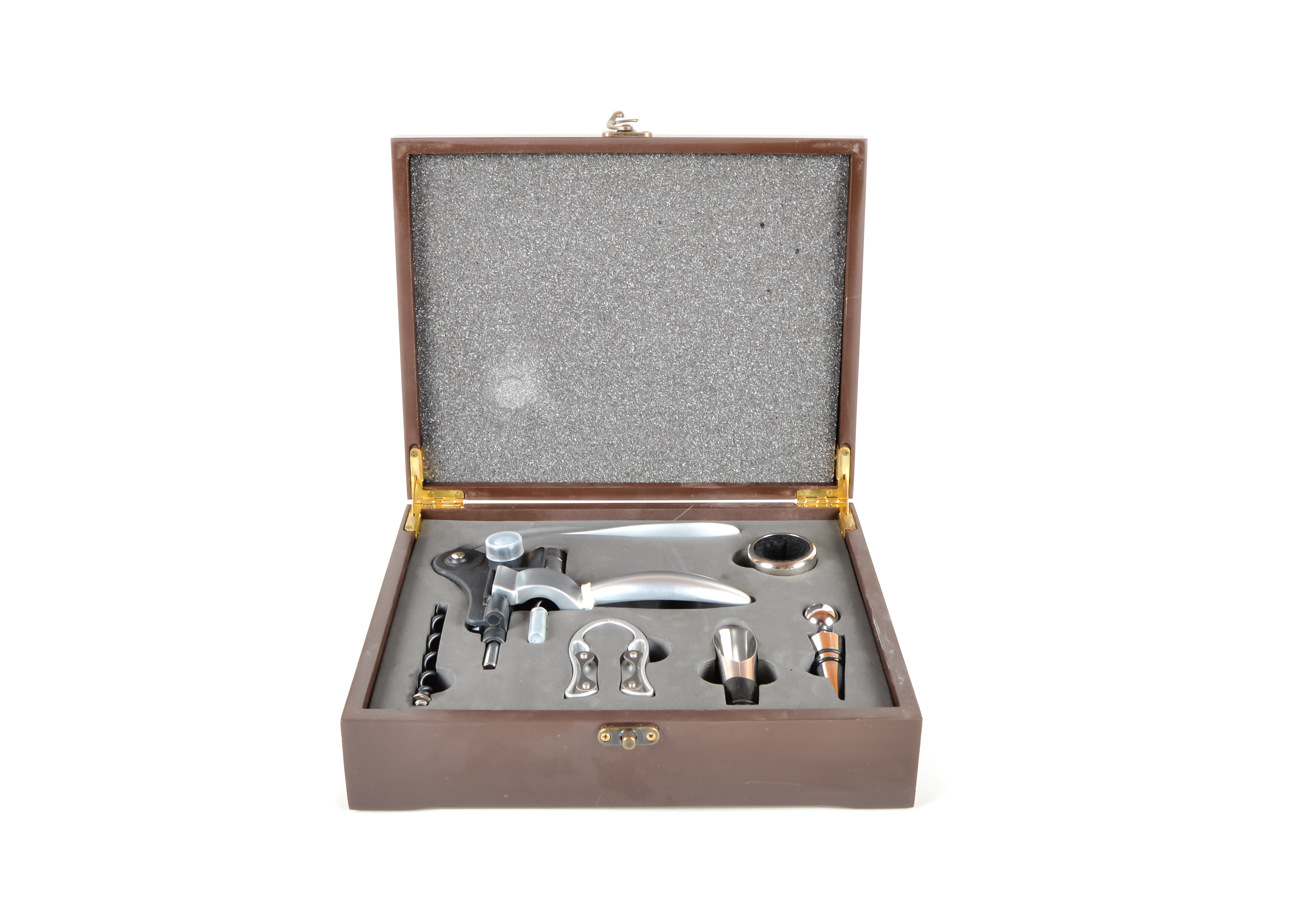 Deluxe Wood Box Set Connoisseur Corkscrew