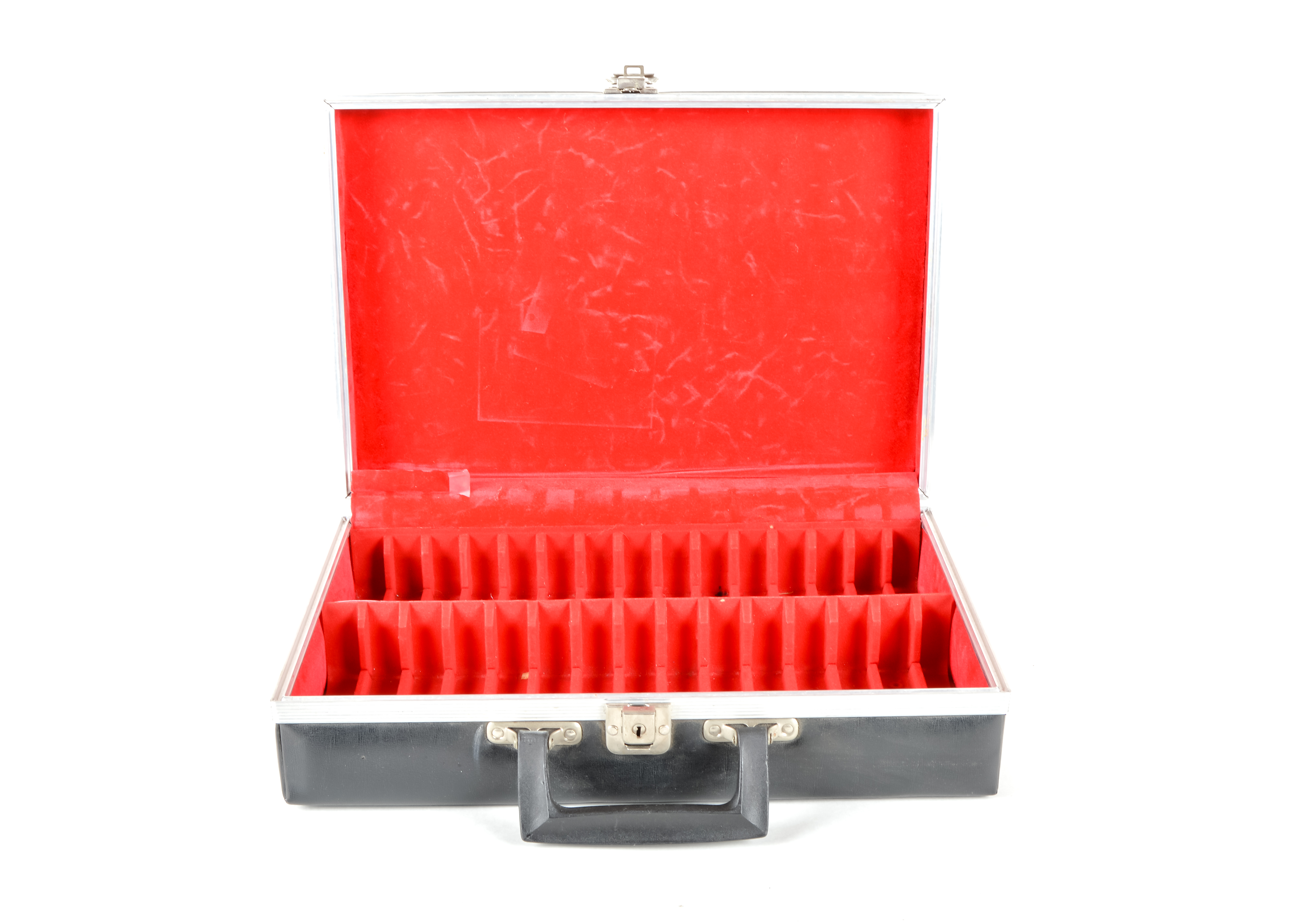 Pair of Vintage Plaid Wool and Vinyl Cassette Cases