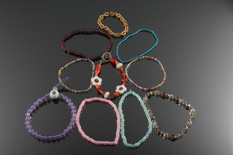 Collection of Beaded Bracelets