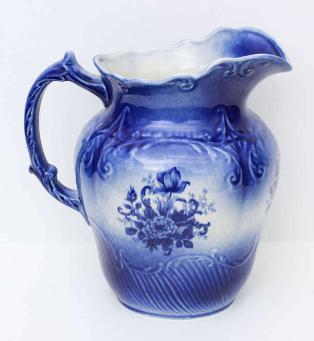 Empress Blue and White Pitcher and Wash Basin