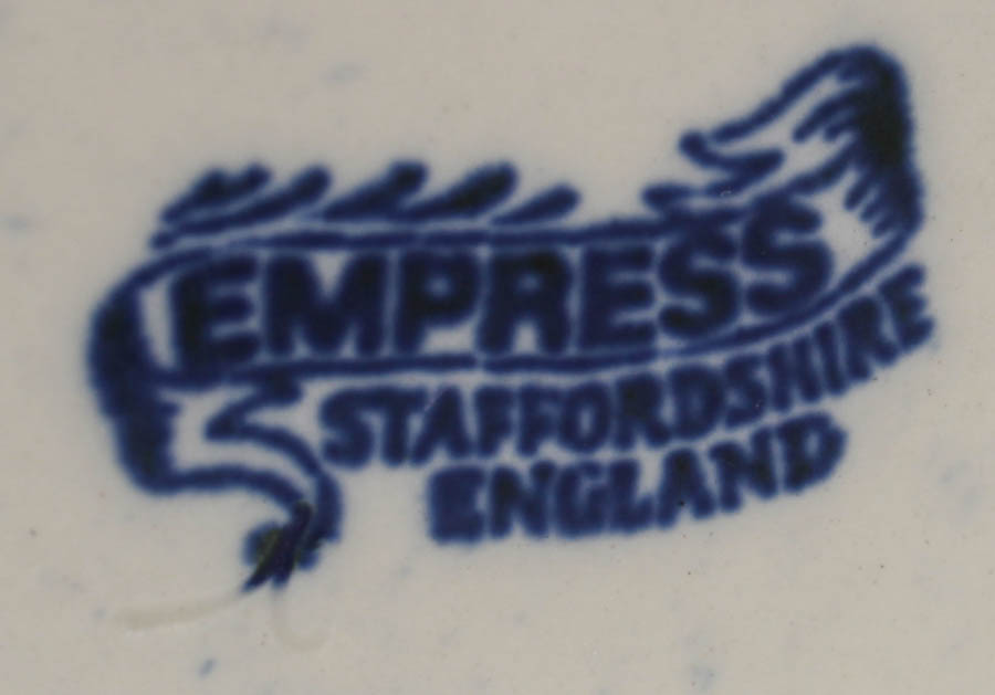 Empress Blue and White Pitcher and Wash Basin