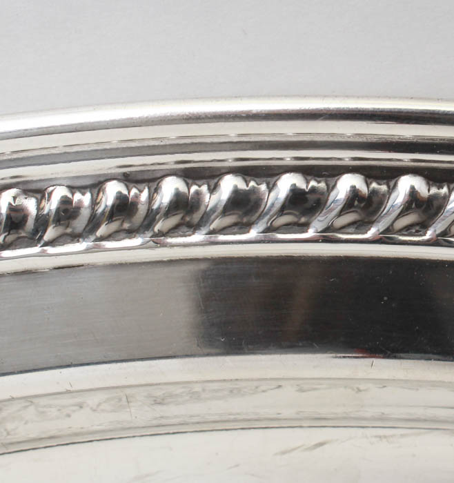 Trio of Silver-Toned Platters