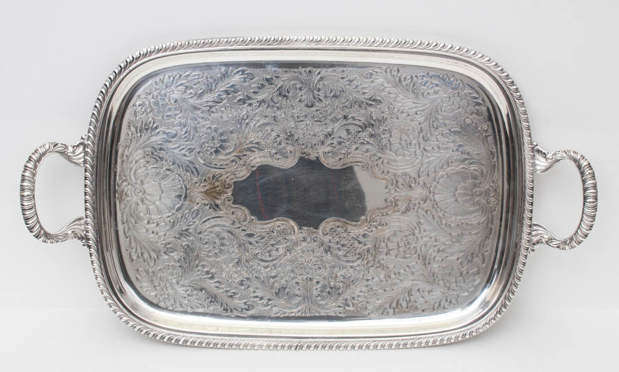 Trio of Silver-Toned Platters