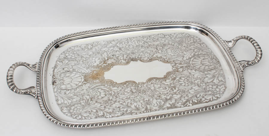 Trio of Silver-Toned Platters