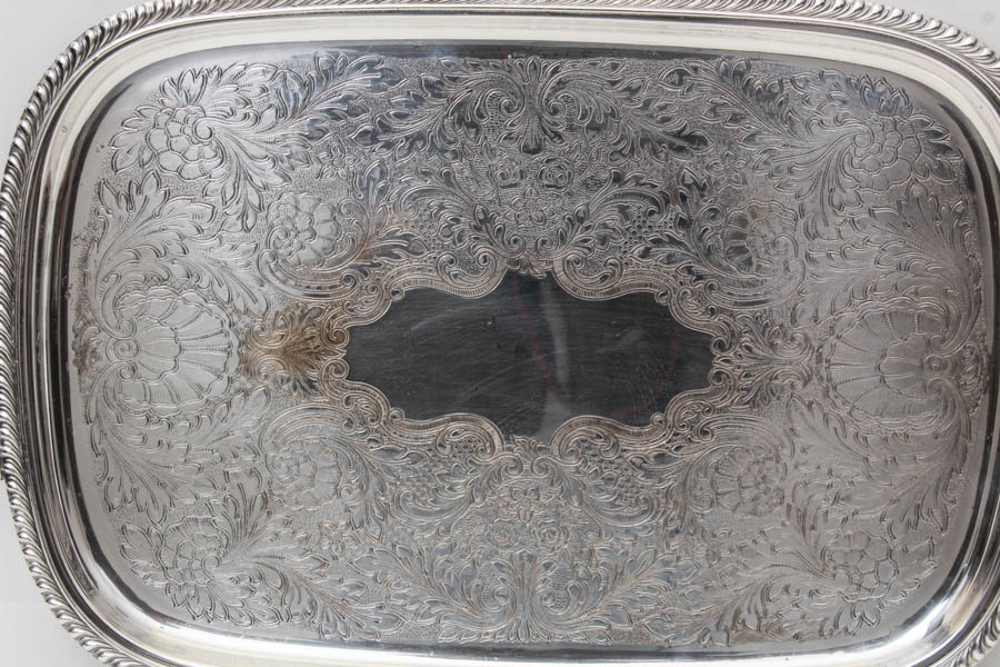 Trio of Silver-Toned Platters