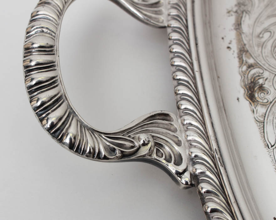 Trio of Silver-Toned Platters