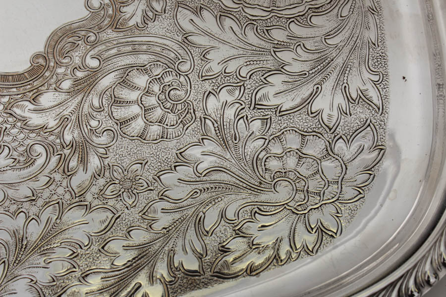 Trio of Silver-Toned Platters