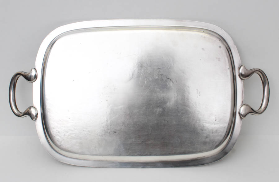 Trio of Silver-Toned Platters