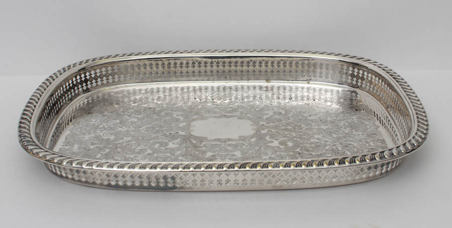 Trio of Silver-Toned Platters