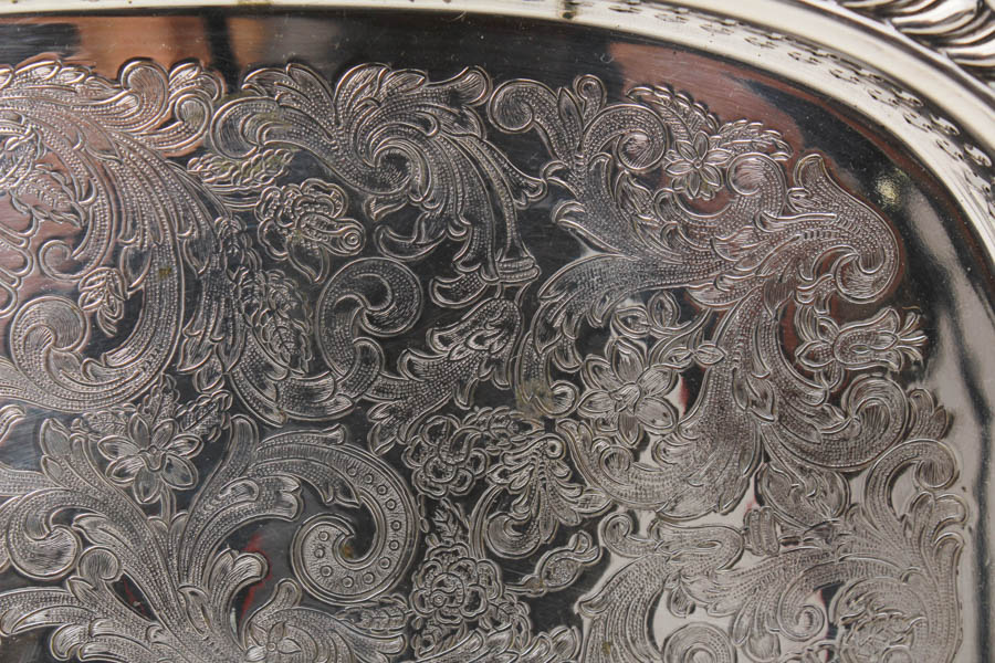 Trio of Silver-Toned Platters