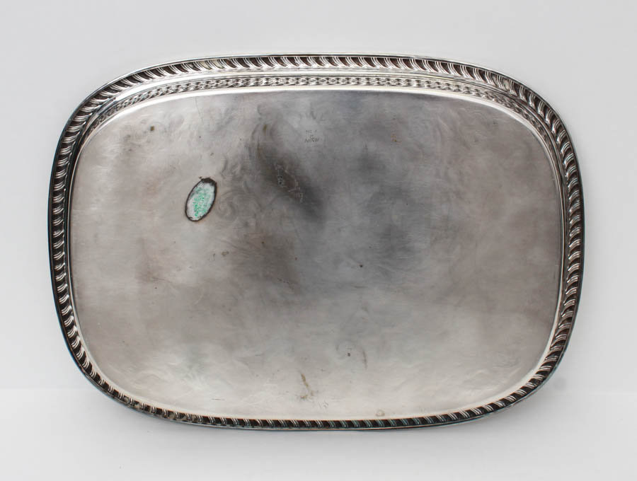 Trio of Silver-Toned Platters