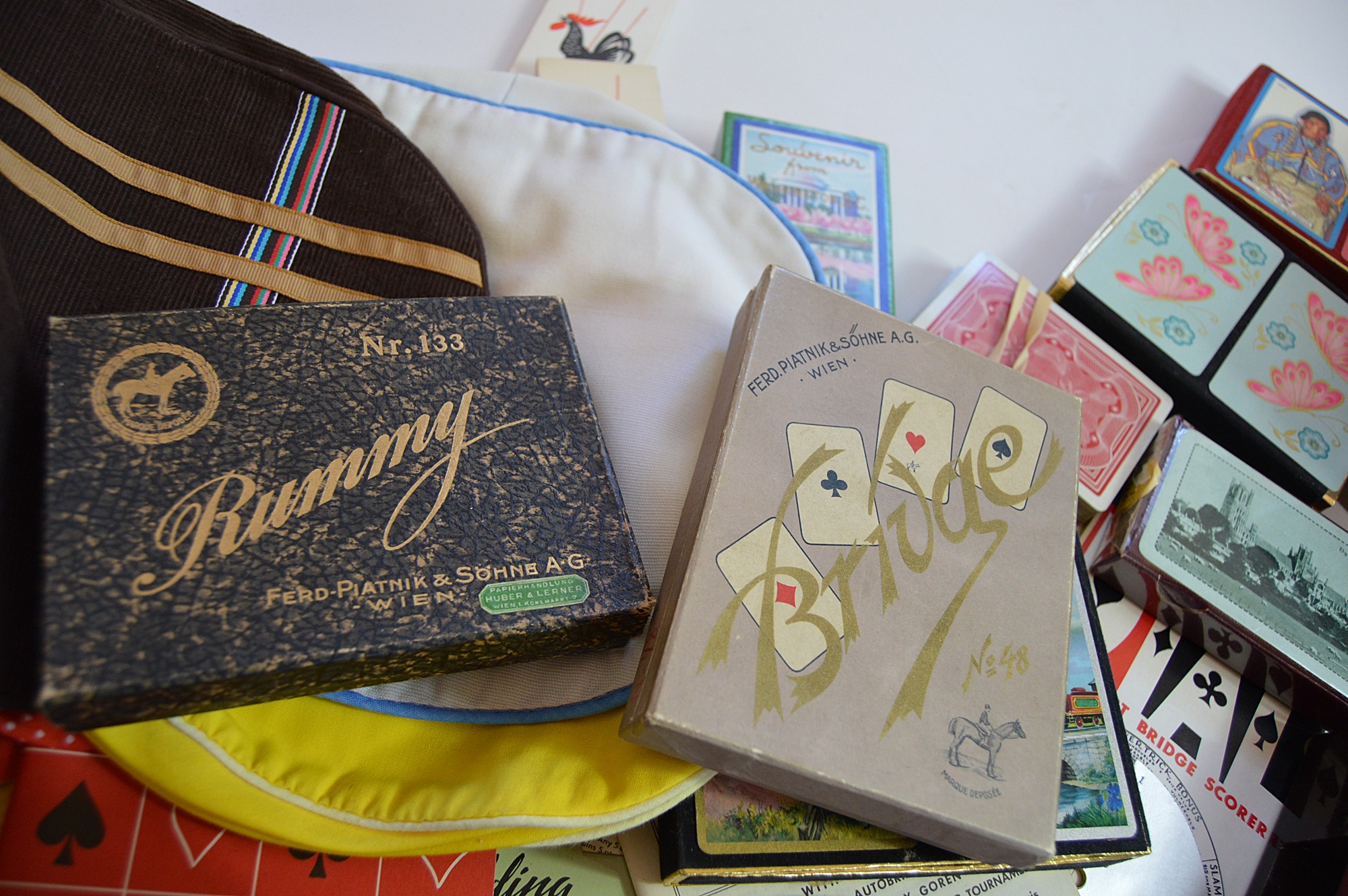 1930's-1950's Collection of Playing Cards and Chips