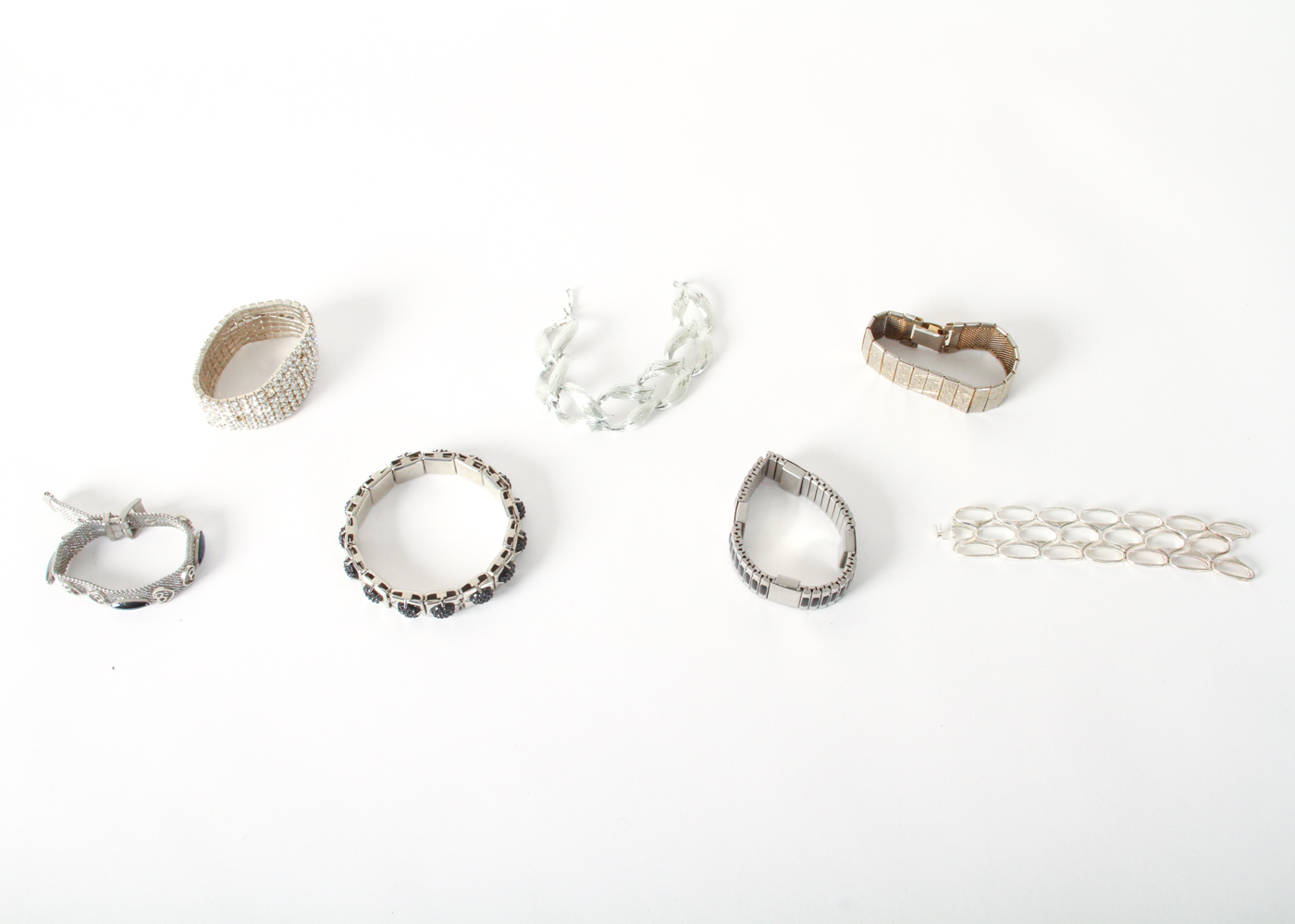 Assortment of Metal Fashion Bracelets