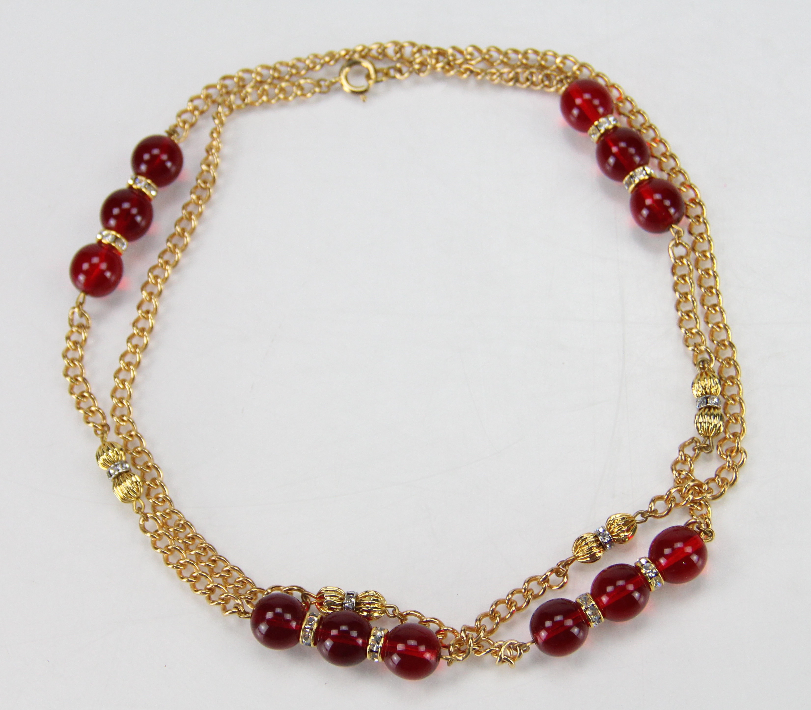 Collection of Red Costume Jewelry
