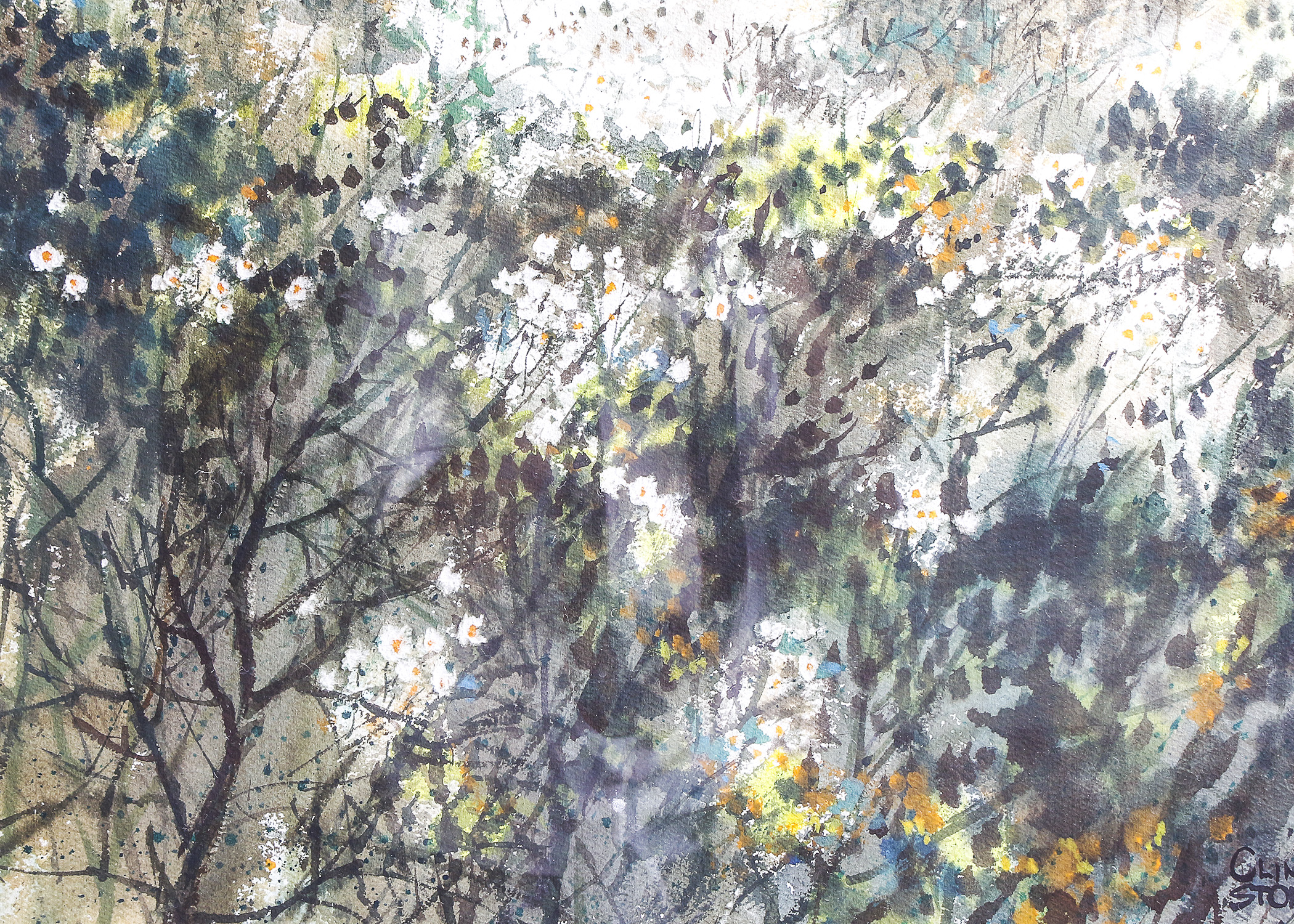 Signed Clint Stokes Painting