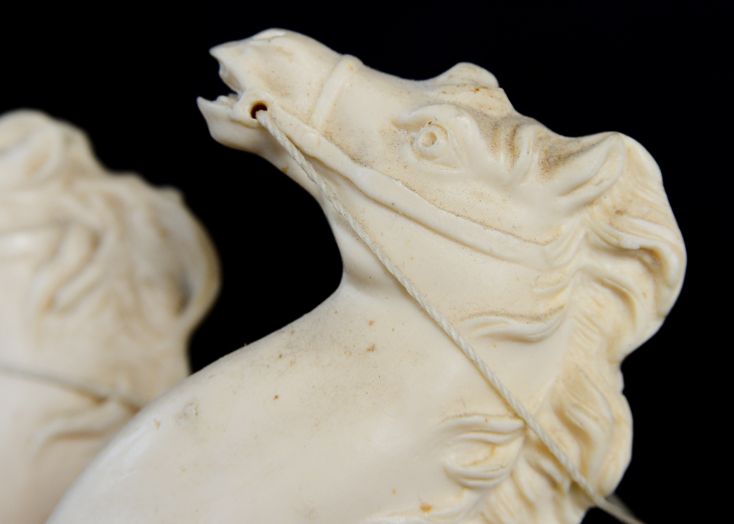 Amilcare Santini Italian Marble Roman Chariot Sculpture