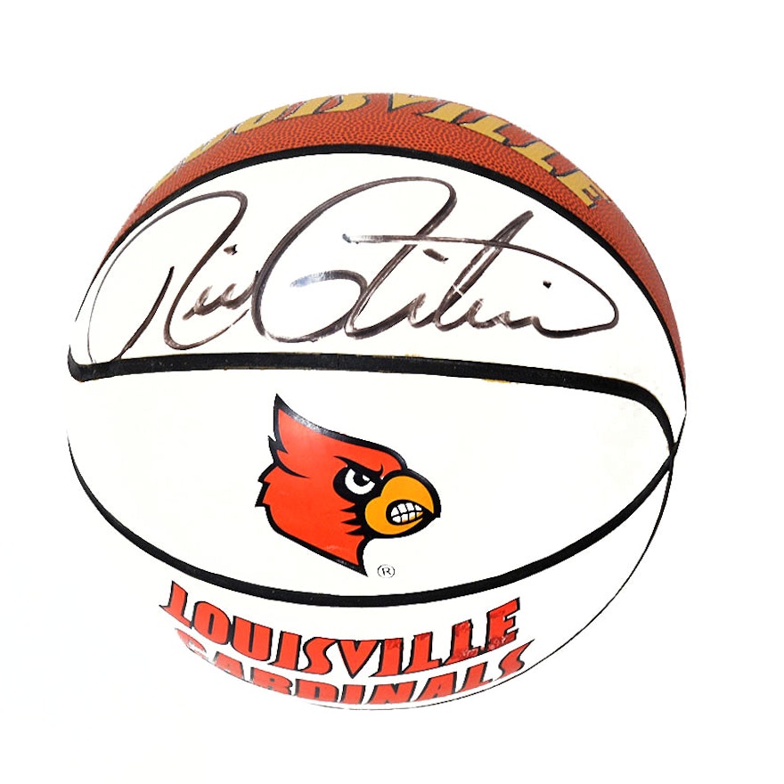 Signed Rick Pitino Louisville Cardinals Basketball