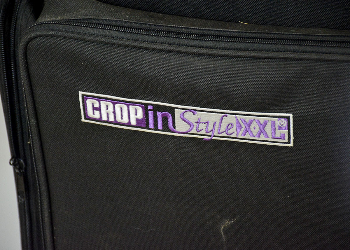 Crop In Style XXL Rolling Tote and Scrapbook Supplies