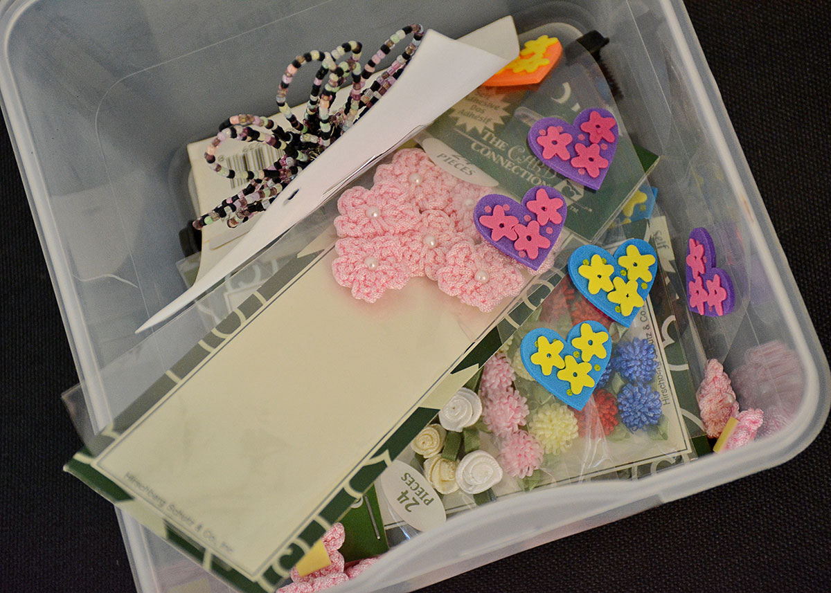 Crop In Style XXL Rolling Tote and Scrapbook Supplies