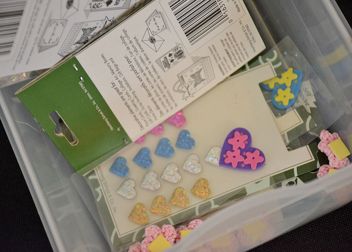 Crop In Style XXL Rolling Tote and Scrapbook Supplies