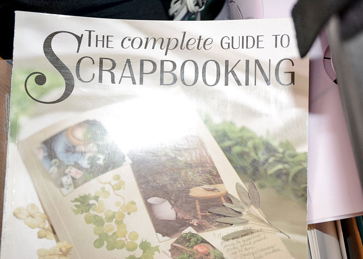 Crop In Style XXL Rolling Tote and Scrapbook Supplies