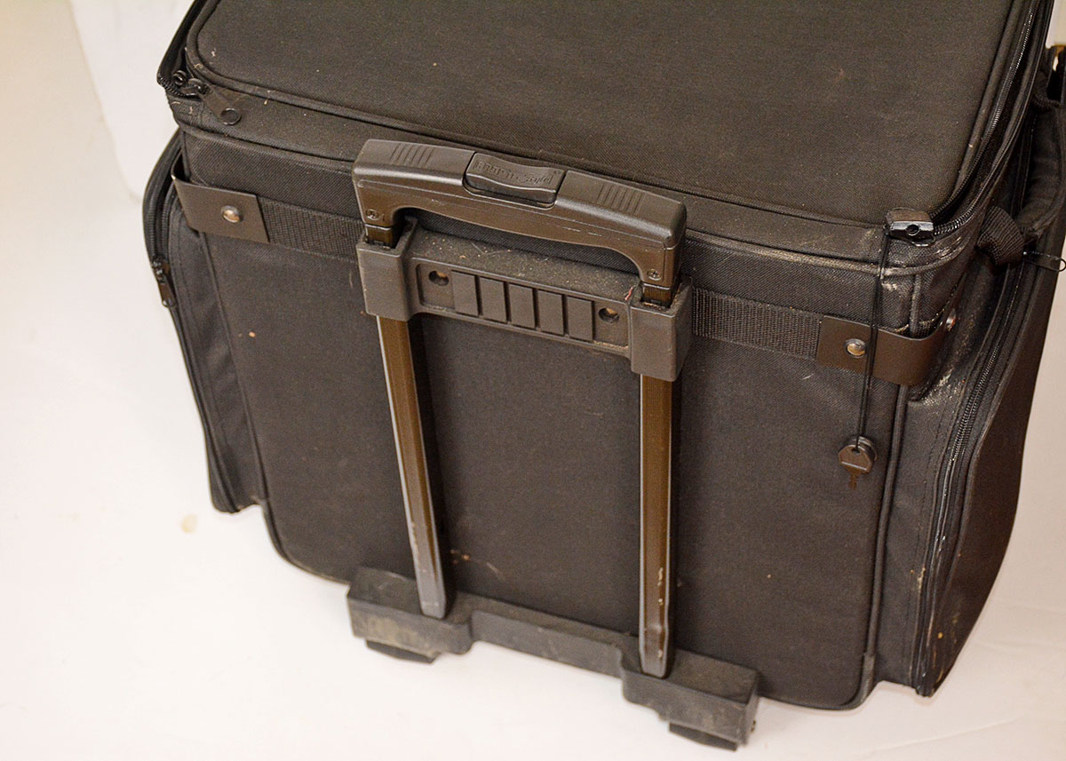 Crop In Style XXL Rolling Tote and Scrapbook Supplies