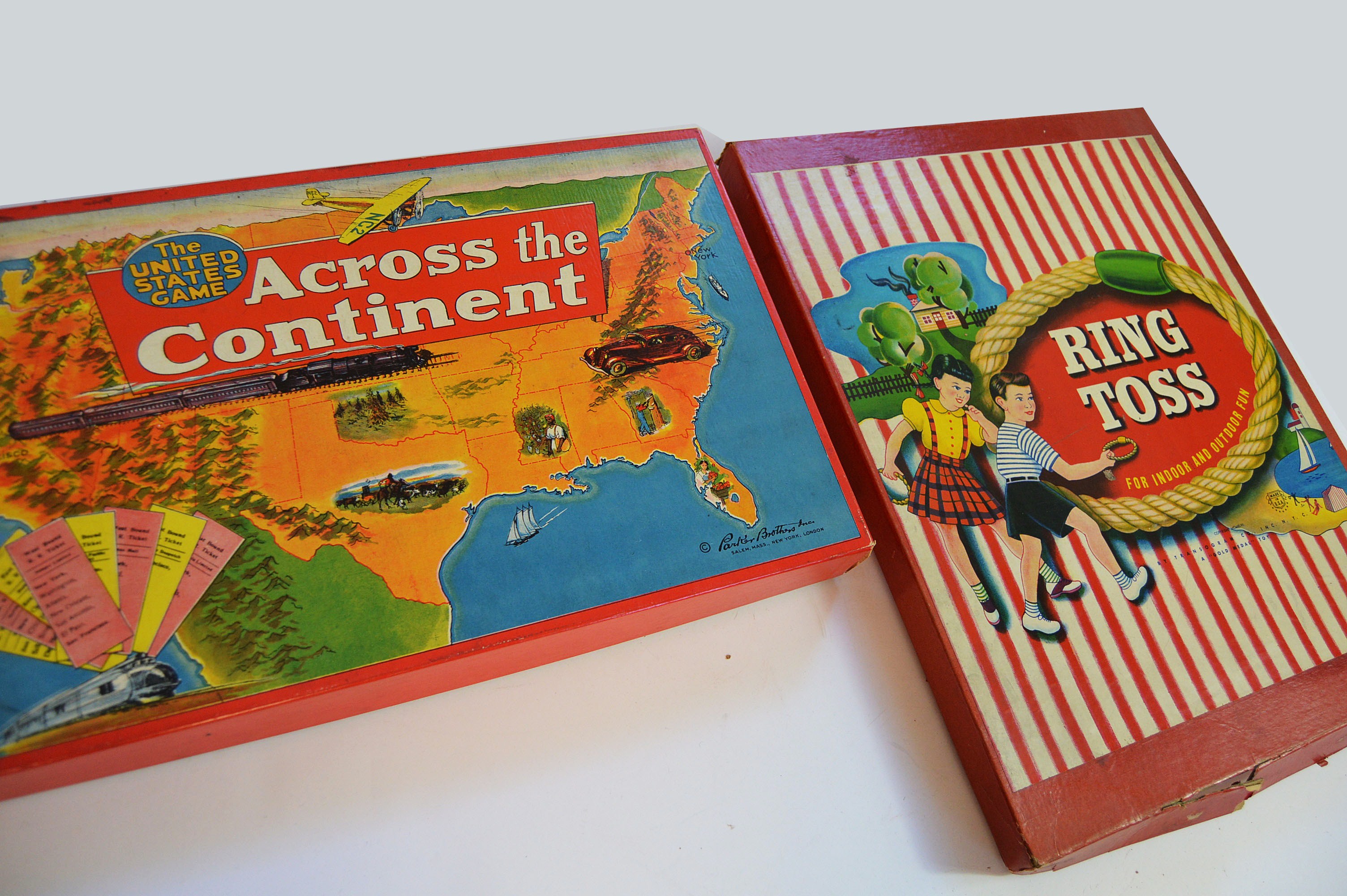 Pair of 1940's Children's Board Games