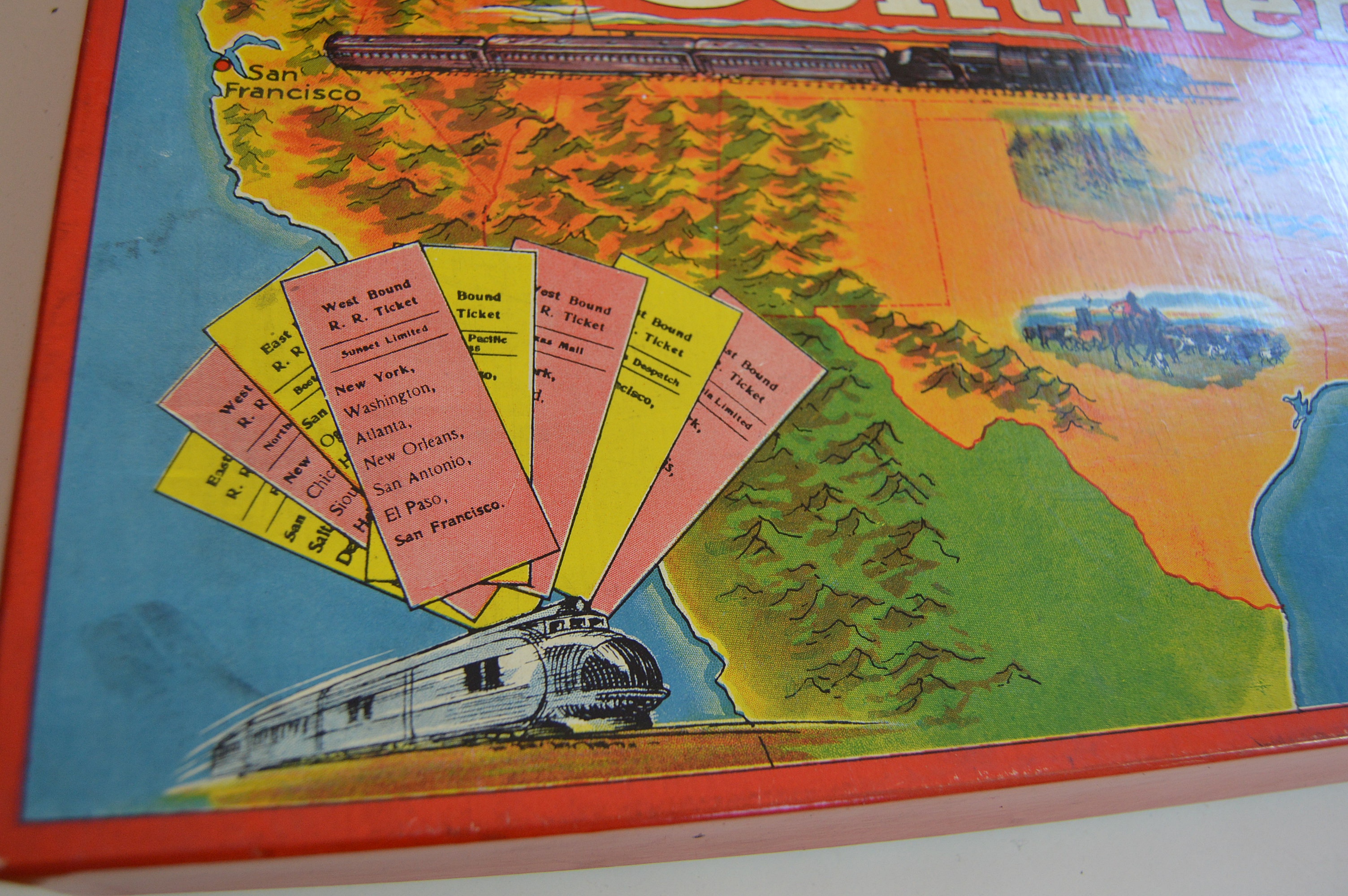 Pair of 1940's Children's Board Games