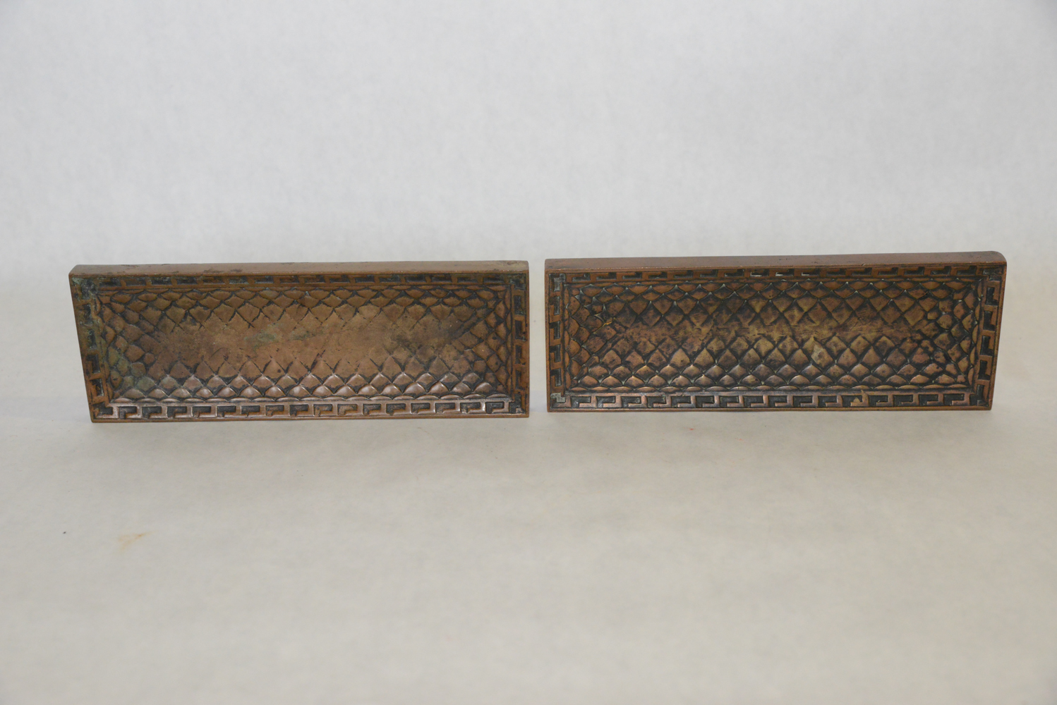 Early 20th Century Marshall Field & Co. Art Metal Craft Gilt Bronze Desk Set