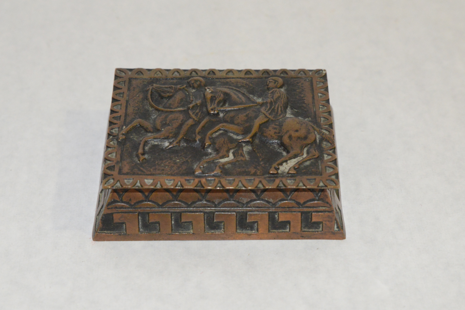 Early 20th Century Marshall Field & Co. Art Metal Craft Gilt Bronze Desk Set