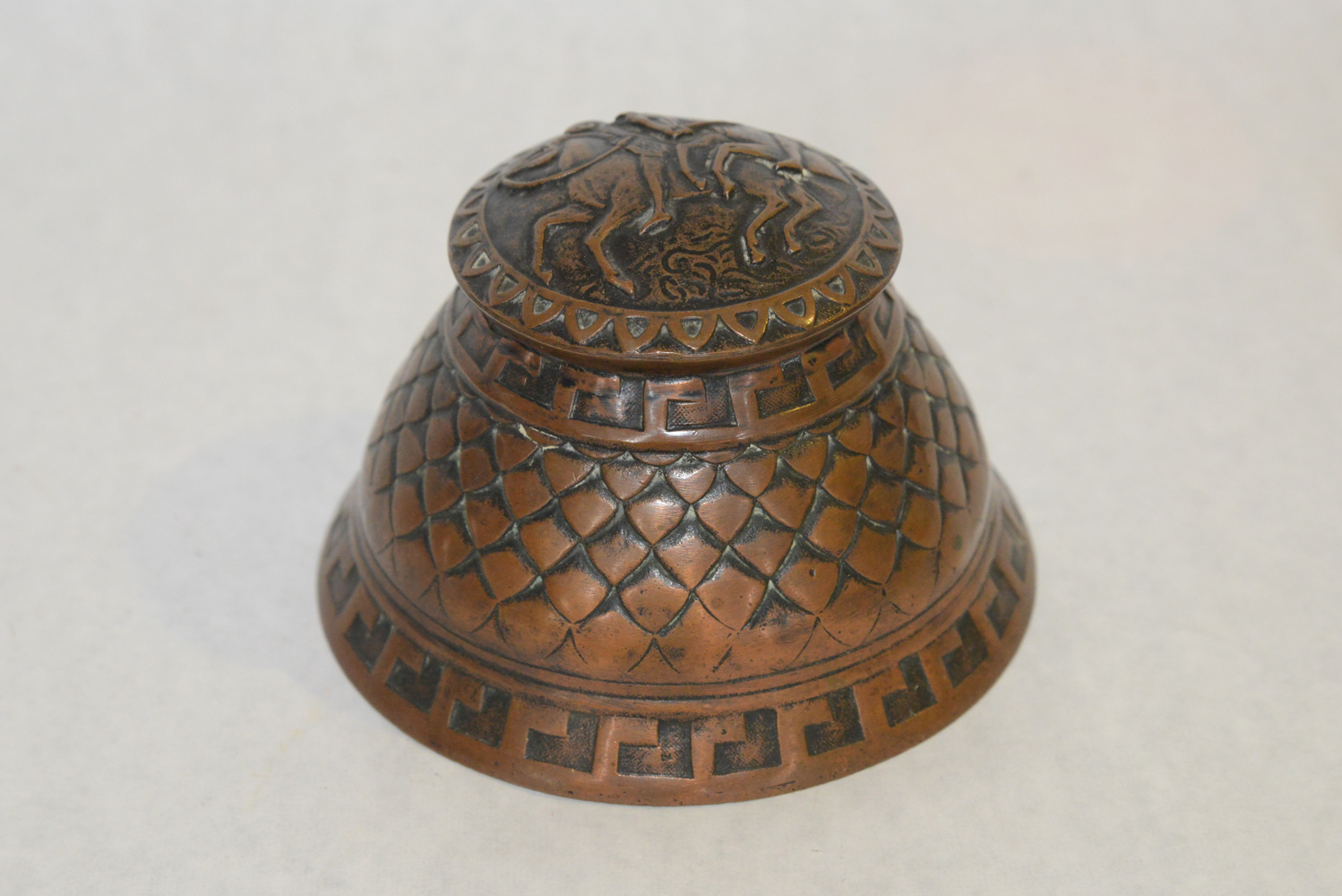 Early 20th Century Marshall Field & Co. Art Metal Craft Gilt Bronze Desk Set