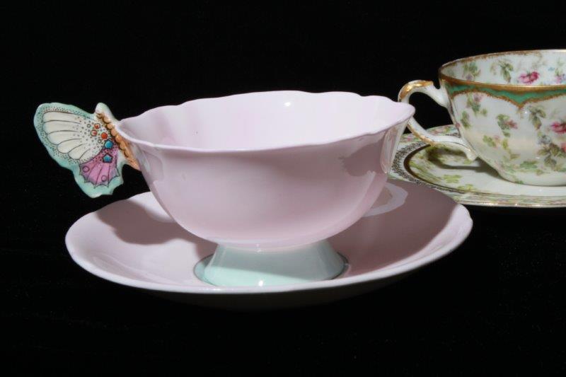 Quartet of Teacups and Saucers