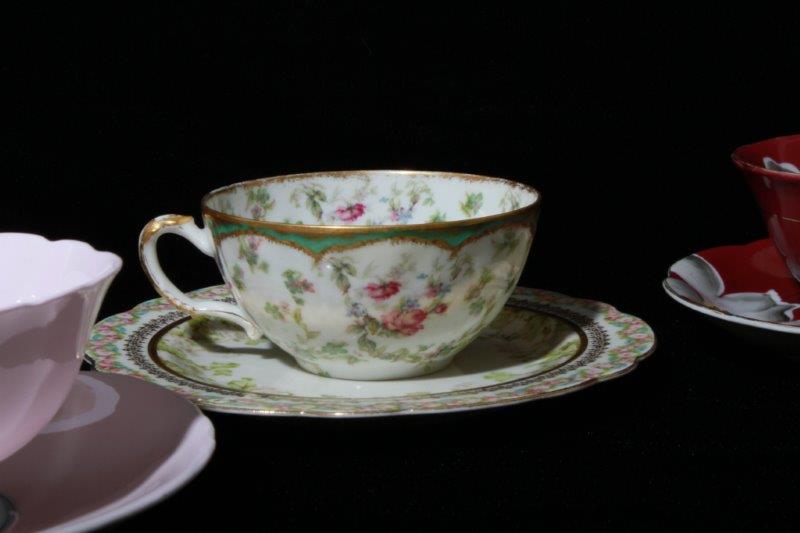 Quartet of Teacups and Saucers