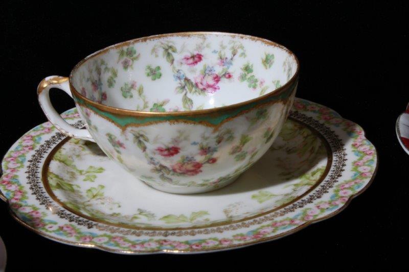 Quartet of Teacups and Saucers