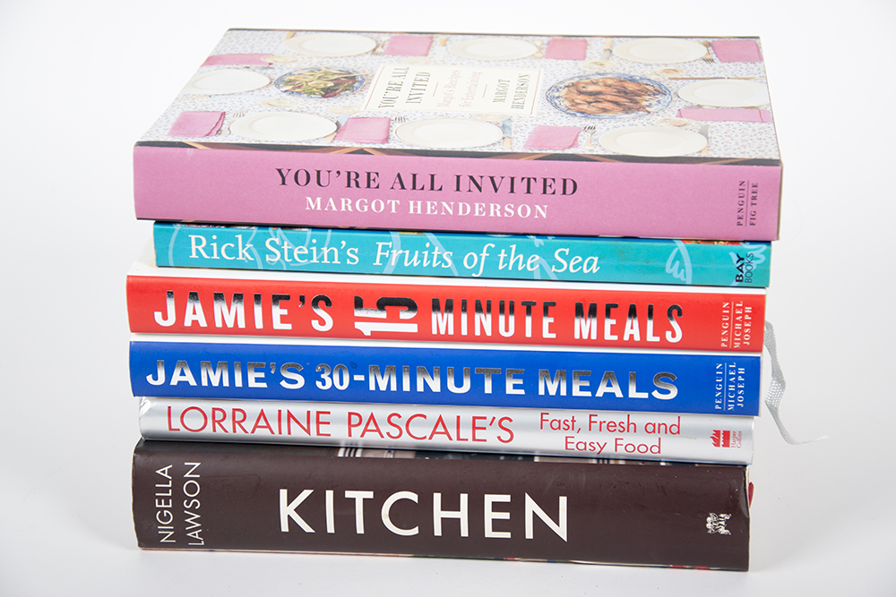 Group of Celebrity Cookbooks