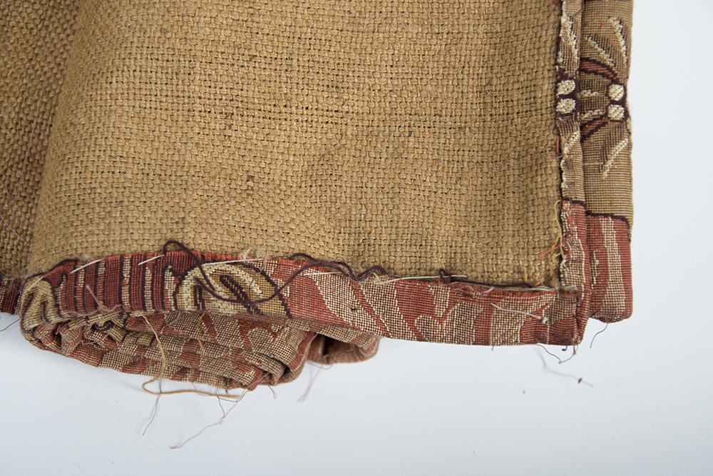 Antique Art Nouveau Style Fabric Panel