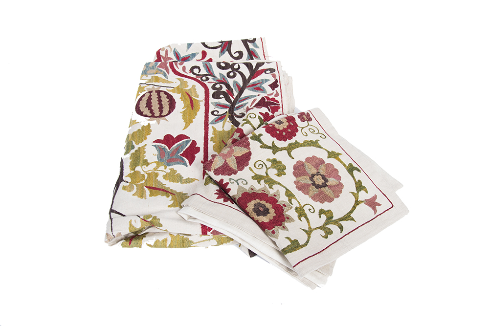 Suzani Turkish Embroidered Linens
